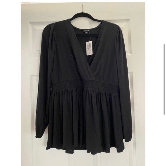 TORRID Black Babydoll Top - Picture 5 of 8